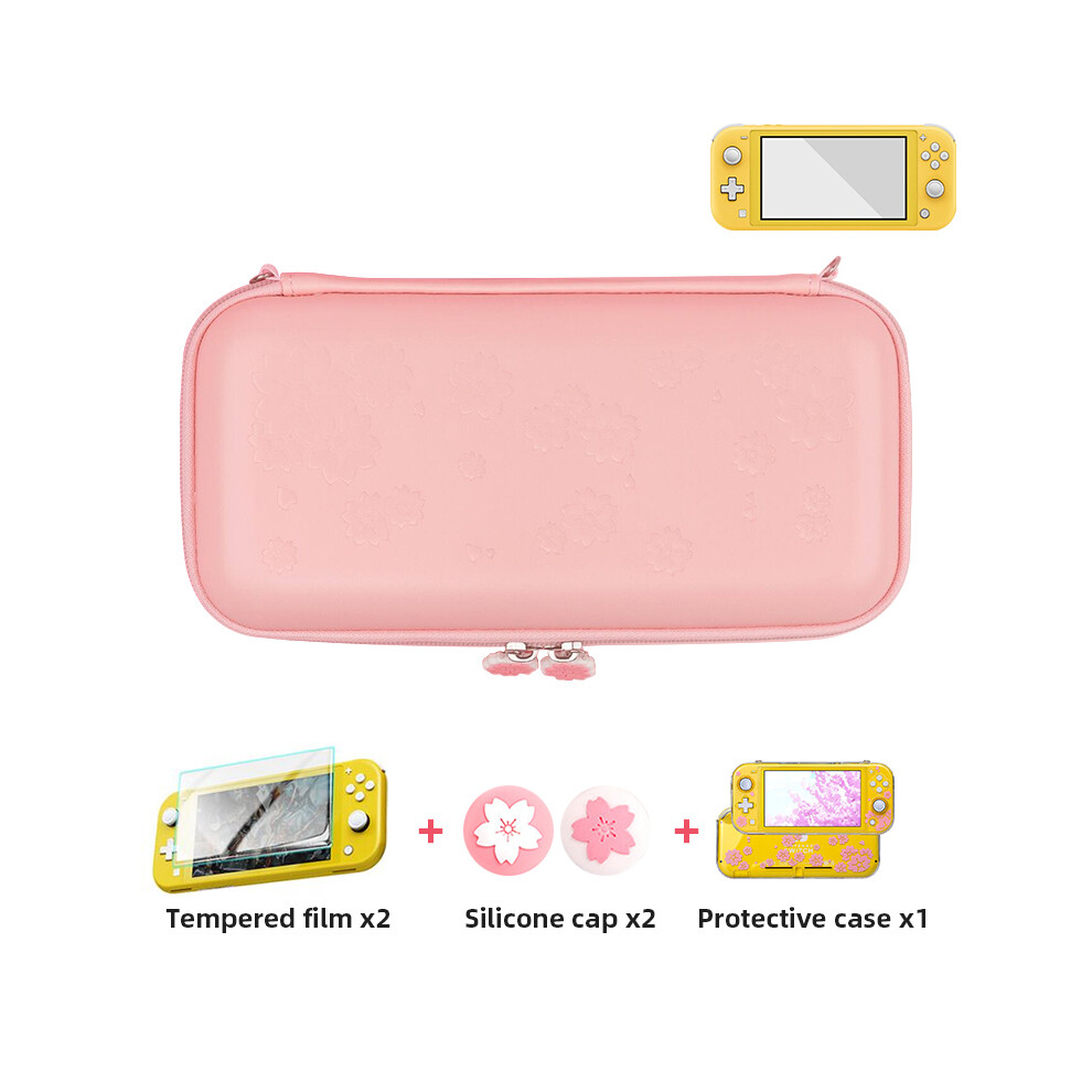 Maxpower (For Ns Lite 06) Data Frog Carrying Case For Nintendo Switch Crystal Protective Case Portable Travel Storage Bag For Nintendo Switch Lite