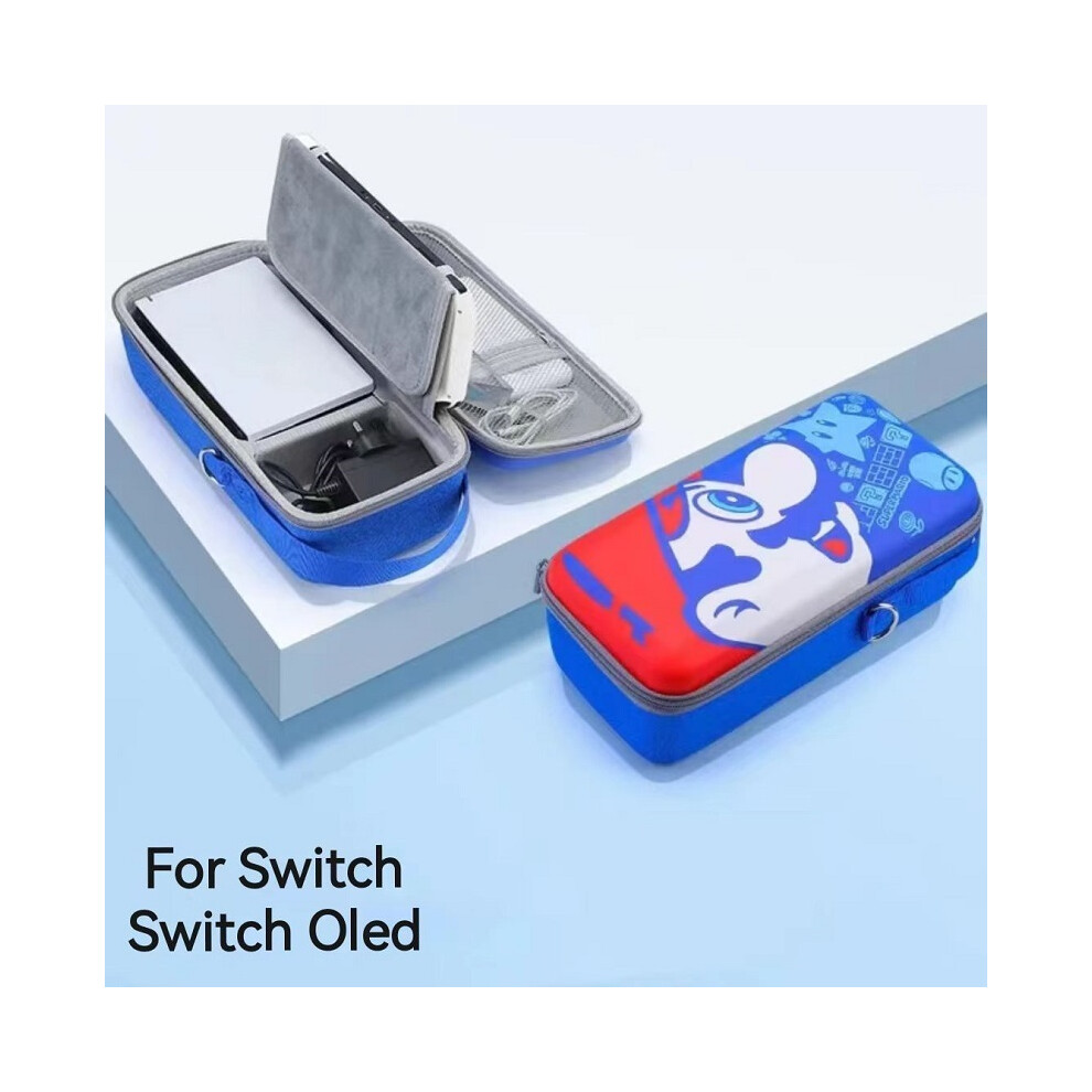 (A385) Bangshe Protective Storage Bag Compatible With Nintendo Switch Travel Carrying Eva Case Hard Shell Pouch For Switch Oled 9190758652758
