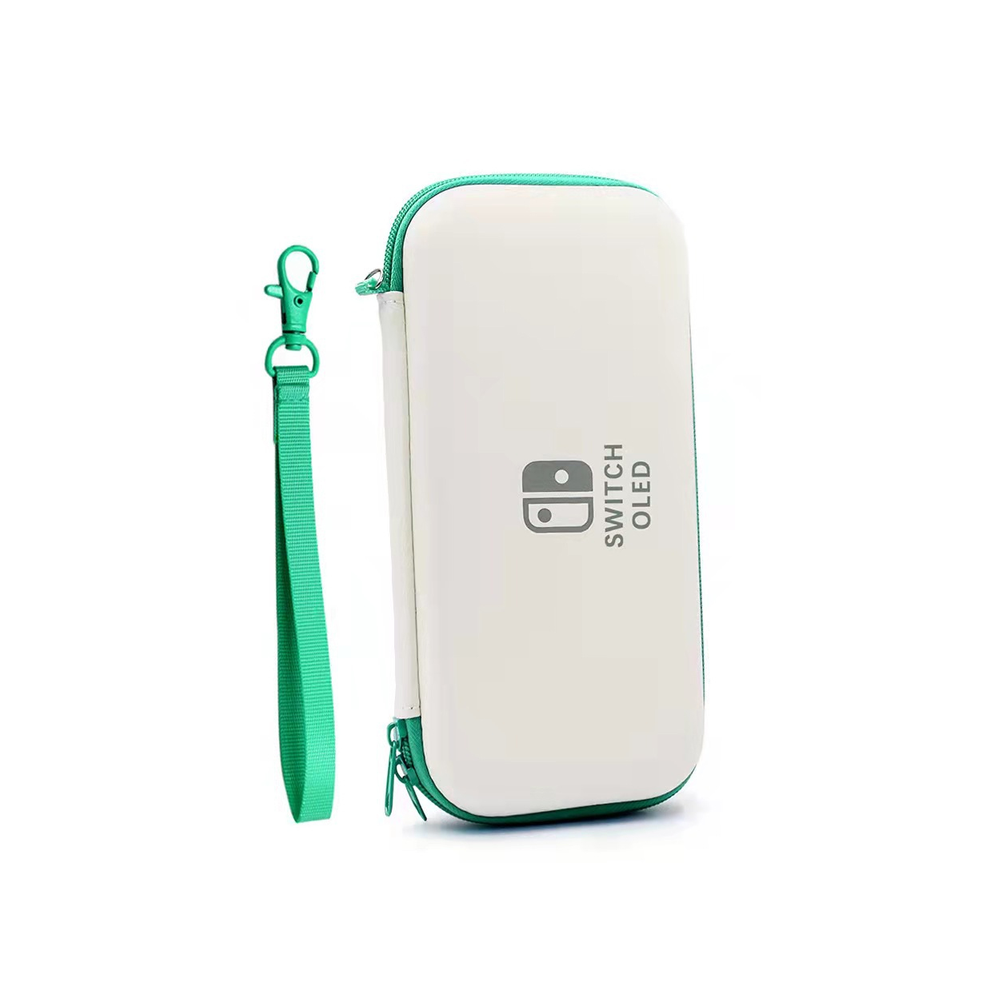 Maxpower (Green) Data Frog Storage Case Compatible-Nintendo Switch Oled Carrying Pouch Storage Bag For Switch Oled Carrying Protective Accessorie