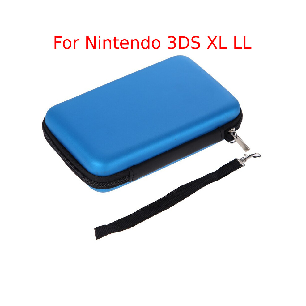 Maxpower ( A) Eva Skin Carry Hard Case Bag Pouch For Nintendo 3Ds Xl Ll/Switch/2Ds With Strap Features Durable All Around Zippe Compatible Blue
