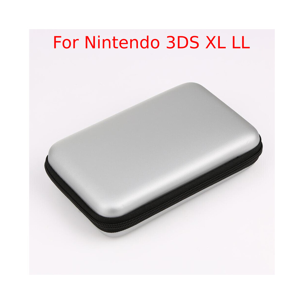 Maxpower (Silver) Eva Skin Carry Hard Case Bag Pouch For Nintendo 3Ds Xl Ll/Switch/2Ds With Strap Features Durable All Around Zippe Compatible Silver