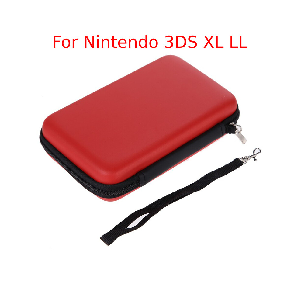 Maxpower ( A) Eva Skin Carry Hard Case Bag Pouch For Nintendo 3Ds Xl Ll/Switch/2Ds With Strap Features Durable All Around Zippe Compatible Red