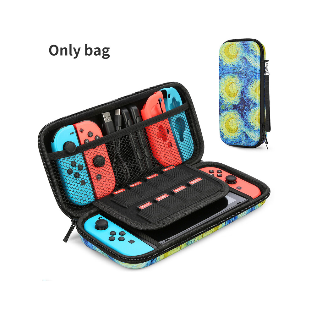 (Ocean) Heystop For Nintendo Switch Storage Bag Luxury Waterproof Case For Nitendo Nintendo Switch Ns Console Joycon Game Accessories 9190758652734