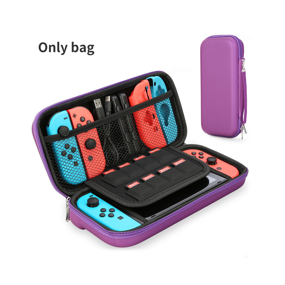Maxpower (Purple) Heystop For Nintendo Switch Storage Bag Luxury Waterproof Case For Nitendo Nintendo Switch Ns Console Joycon Game Accessories Purple