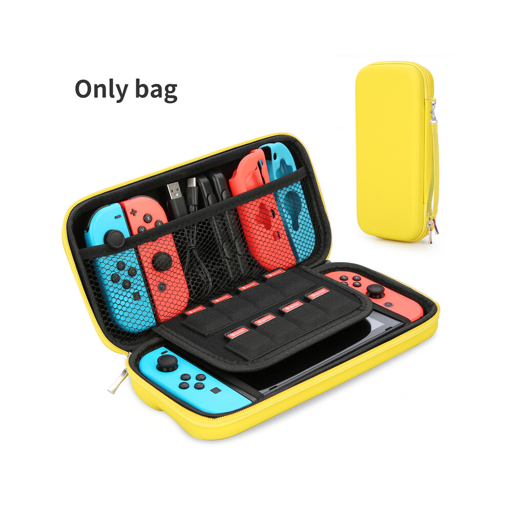 Maxpower (Yellow) Heystop For Nintendo Switch Storage Bag Luxury Waterproof Case For Nitendo Nintendo Switch Ns Console Joycon Game Accessories Yellow