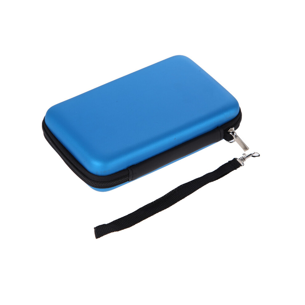 Maxpower (Blue) Eva Skin Carry Hard Case Bag Pouch For Nintendo 3Ds Xl Ll/Switch/2Ds With Strap Features Durable All Around Zippe Compatible Blue