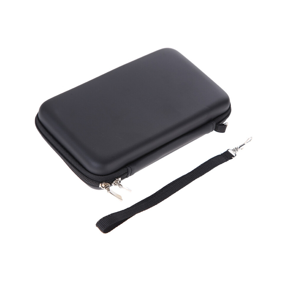 (Black) Eva Skin Carry Hard Case Bag Pouch For Nintendo 3Ds Xl Ll/Switch/2Ds With Strap Features Durable All Around Zippe Compatible Black 9190758646658