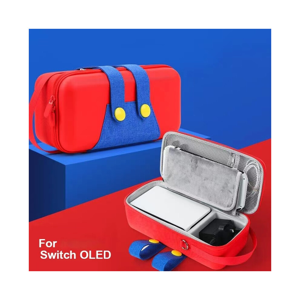 Maxpower (A382) Bangshe Large Capacity Storage Bag Compatible With Nintendo Switch Protective Carrying Case Hard Shell For Switch Oled Console