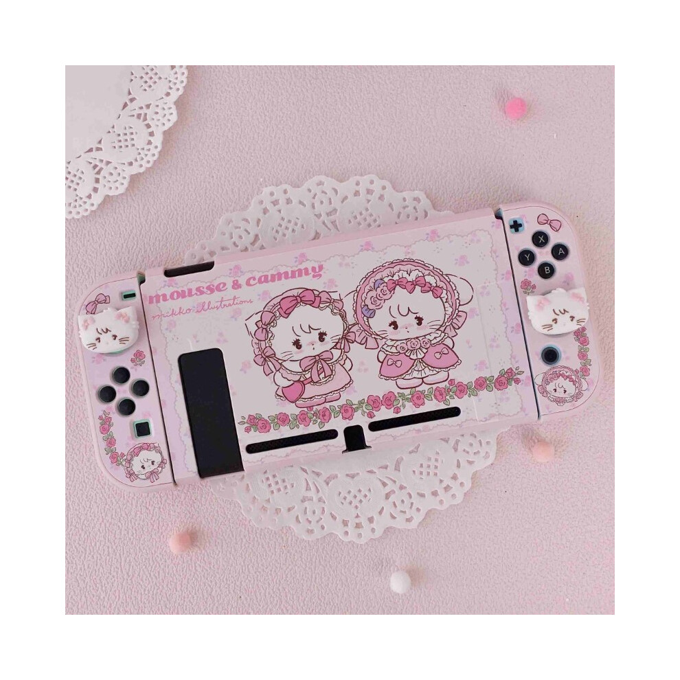 Maxpower (Ns Shell) For Nintendo Switch Case Oled/Ns/Lite Accessorie Gorgeous Mikko Animals Joycon Shell Base Bracket Bag For Switch Console