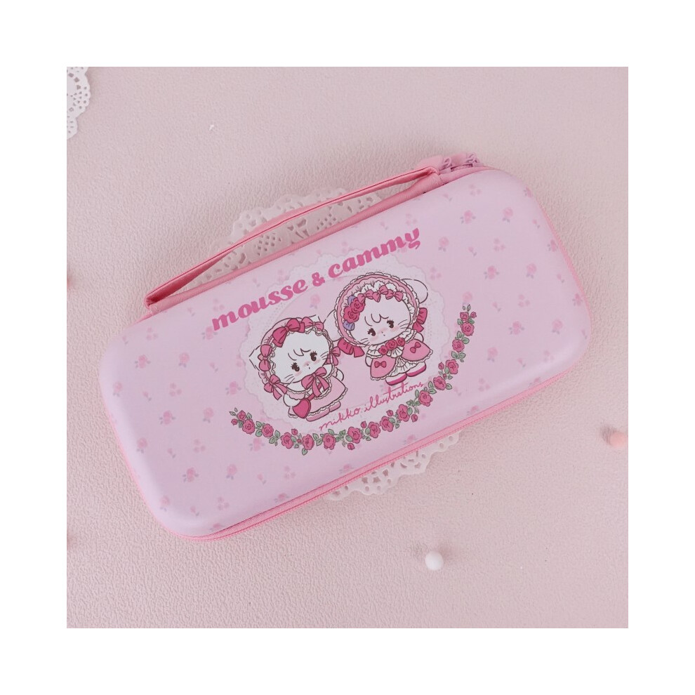 (Bag) For Nintendo Switch Case OLED/NS/Lite Accessorie Gorgeous Mikko Animals Joycon Shell Base Bracket Bag For Switch Console
