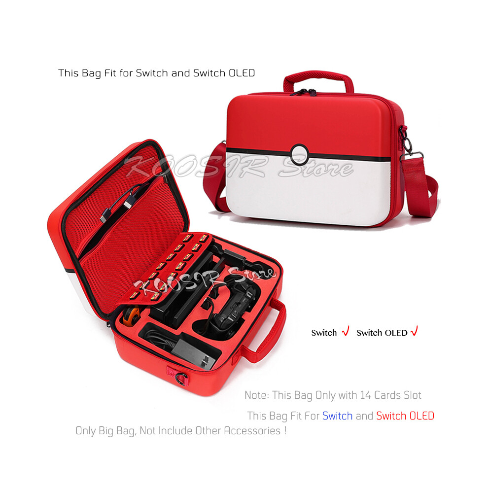 Maxpower (Medium Bag) 2022 Newest Nintend Switch Oled Eva Storage Hand Bag Nintendoswitch Cute Carry Case Funda Shell For Nintendo Switch Accesorios