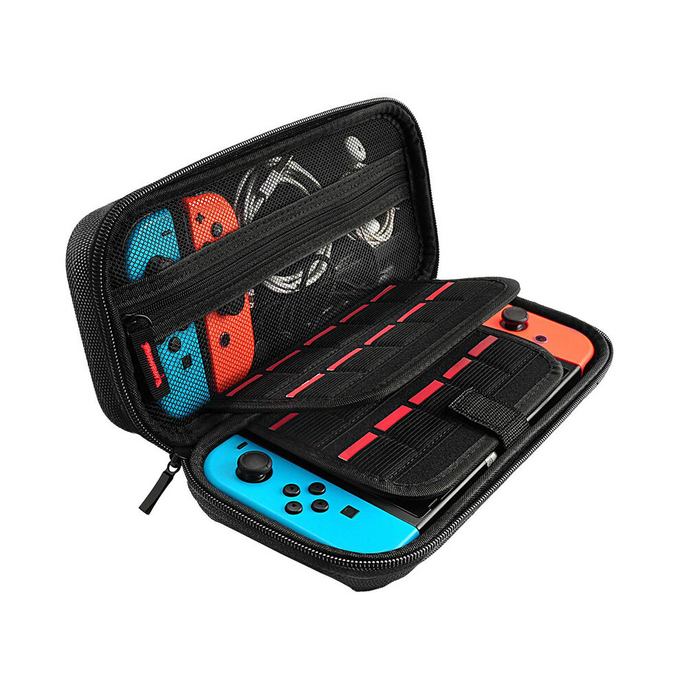 Maxpower (Black) Handheld Carrying Case Travel Handbag For Nintendo Switch/Switch Oled Waterproof Scratch Resistant Portable Travel Carry Black