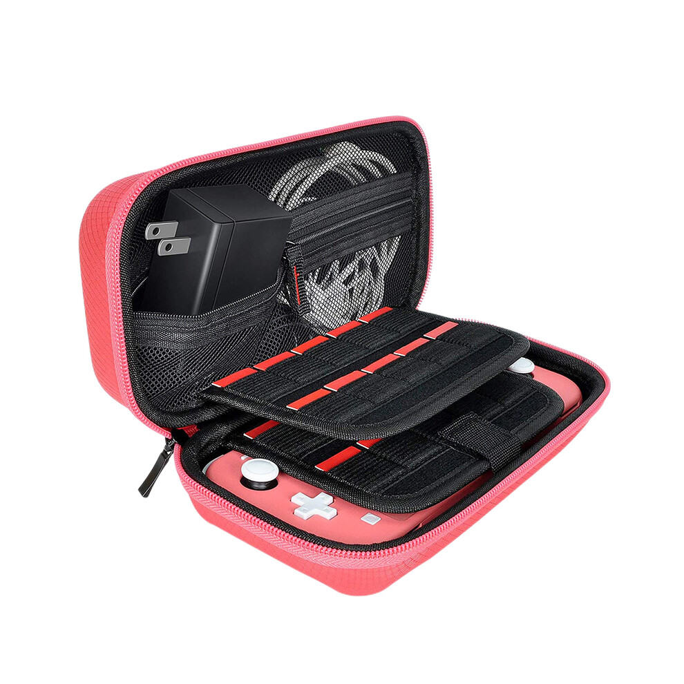 (Red) For Nintendo Switch Lite Storage Bag Eva Hard Case Portable Game Console Carry Protective Cover For Switch Lite Game Accessories Red 9190758648966