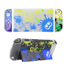 (switch oled case 1) Splatoon3 Switch Storage Carry Bag Accessories Kit Cover Protective Case Ns Stand Bracket With Grips for Nintendo Switch