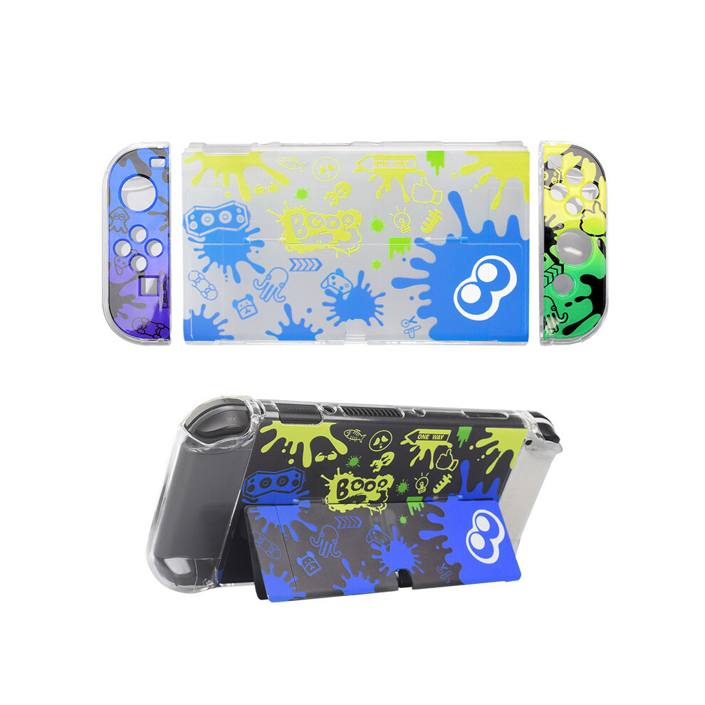 Photos - Console Accessory MAXPOWER Splatoon3 Switch Storage Carry Bag Accessories Kit Cover Protective Case Ns Stand Bracket With Grips fo (switch oled case 1)