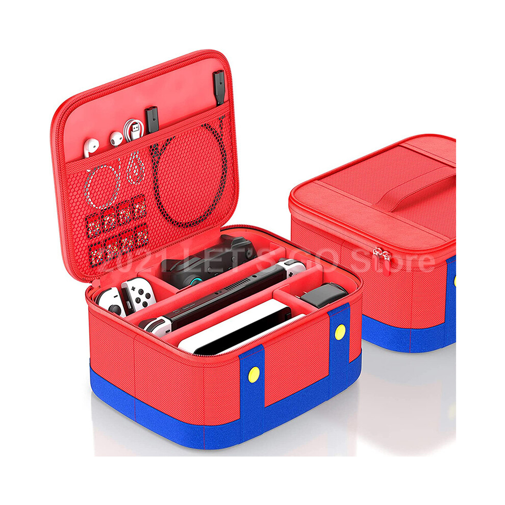 Maxpower (For Switch Oled) Nintend Switch Travel Carrying Case Portable Storage Messenger Bag For Nintendo Switch Console Game Accessories