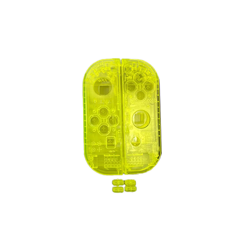 Maxpower (Yellow) 1Pc For Clear Transparent Shell Cover Sl Sr Buttons For Nintendo Switch Ns Joy Con Controller