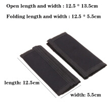 (Pushcart) 2pcs/Pair New Baby Stroller Accessories Carriage Front Handle Pram Black Neoprene Magic Tape Bumper Bar Cover Bebek Arabasi