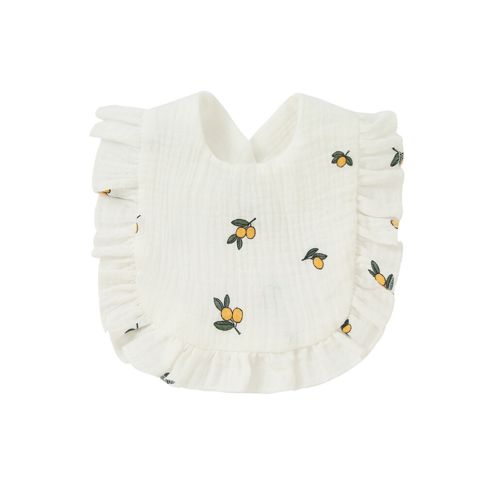 (18, One Size) Newborn Bibs Infant Burp Cloths Baby Stuff Feeding Drool Bandana Saliva Towel Toddler Ruffle Floral Bib Baby Accessories