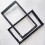 (C) Black Rear Back Cover Replacement Housing Shell Case Bottom for Nintendo Switch Backplate with Frame 5