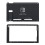 (C) Black Rear Back Cover Replacement Housing Shell Case Bottom for Nintendo Switch Backplate with Frame 1