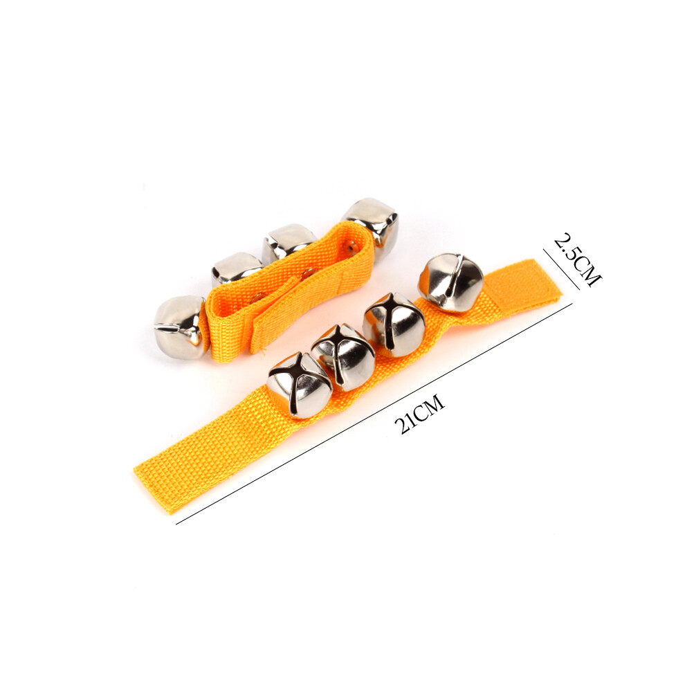 Maxpower (2Pcs L ) Wooden Instruments Baby Stroller Accessories Toys Portable Pacify Baby Orff Kids Percussion Instrument Gifts Tmz Orange