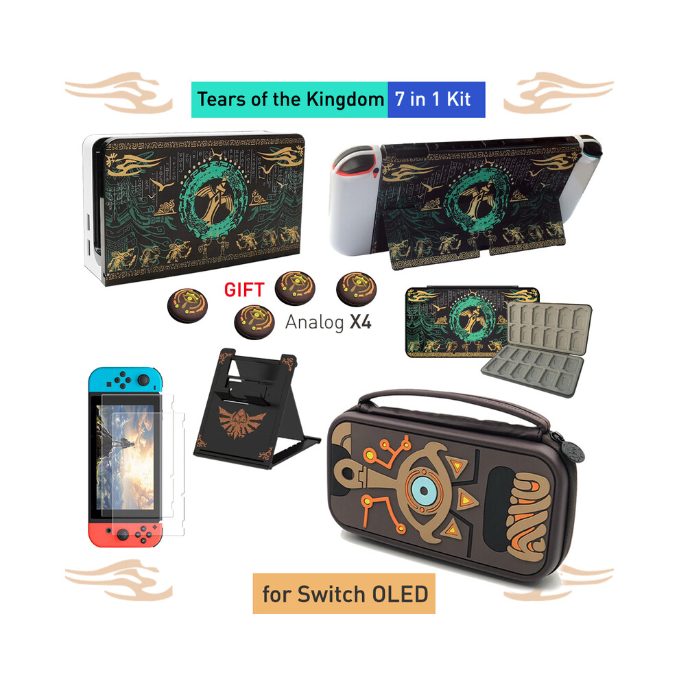 Maxpower (A(Switch Oled)) For Nintendo Switch Storage Bag Zd Tears Of The Kingdom Hard Protective Case Shell Cover For Ns Switch Oled Game Accessories