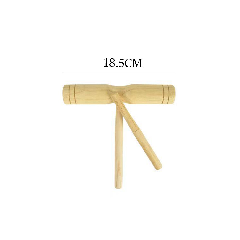 Photos - Other Toys MAXPOWER Children Musical Instrument Toys Mini Wooden Baby Stroller Accessories Clapping Board Log Color Bell Sand Ham (1Pc Monopole)