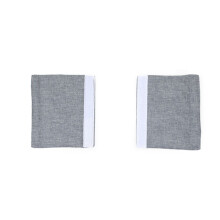 (Grey Shoulder Strap) Stroller Armrest Cover Fence Protector Baby Safety Stroller Seat Belt Shoulder Cover Accessories Cotton Gauze Guardrail