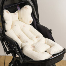 (rabbit thick) Baby Stroller Seat Cushion Pad for Car Puchair Liner Mat Thicken Cotton Breathable Cart Mattress Infant Newborn Pram Accessories