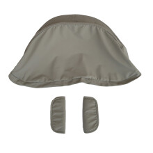 (Grass green canopy) COLU KID Stroller Accessories Seat Cushion Change Kits Rain Cover Sunshade Insect Net Backpack Bag For Doona Car Seat Stroller