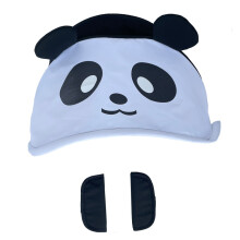(Panda canopy) COLU KID Stroller Accessories Seat Cushion Change Kits Rain Cover Sunshade Insect Net Backpack Bag For Doona Car Seat Stroller