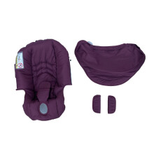 (Wine red) COLU KID Stroller Accessories Seat Cushion Change Kits Rain Cover Sunshade Insect Net Backpack Bag For Doona Car Seat Stroller