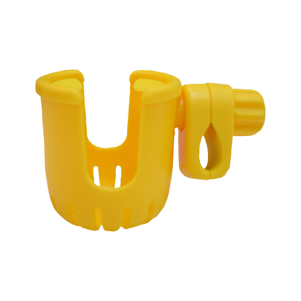 (Cup Holder ) Baby Stroller Accessories Baby Bottles Rack For Baby Cup Holder Trolley Child Car Bicycle Quick Release Water Bottle Holder Yellow Maxpower