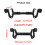 (Black) Twin Stroller Connector Lightweight Pram Adapter Turns Two Single Strollers Into One Double Stroller Universal Accessory 4