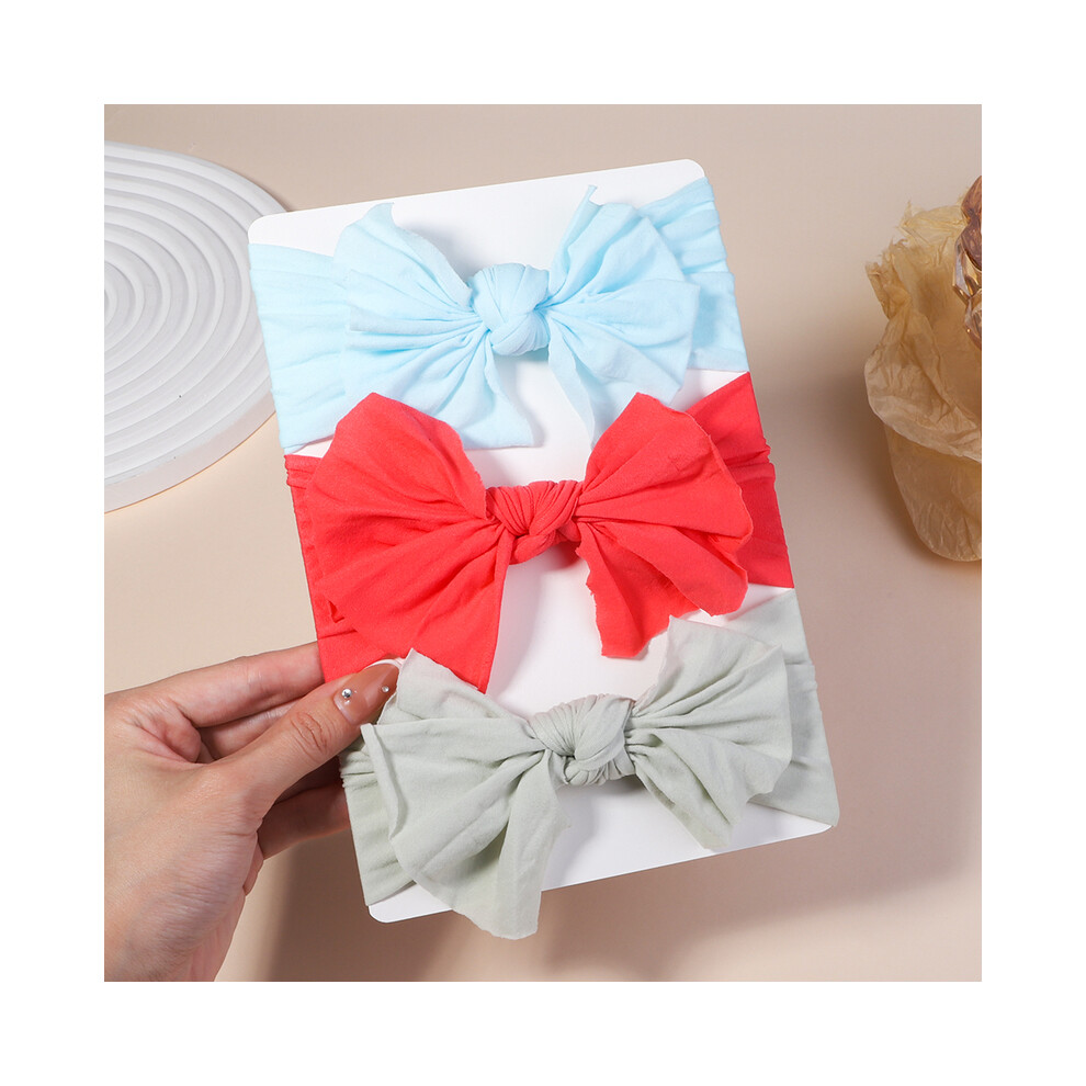 Maxpower (2709-5) 3Pcs/Lot Cable Knit Baby Headbands For Children Elastic Baby Girls Turban Kids Hair Bands Newborn Headwrap Baby Hair Accessories