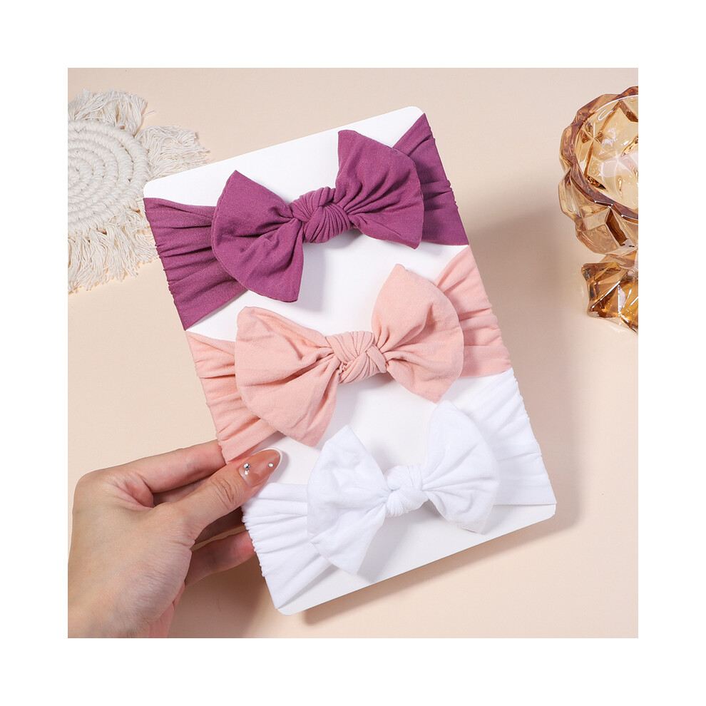 Maxpower (2710-1) 3Pcs/Lot Cable Knit Baby Headbands For Children Elastic Baby Girls Turban Kids Hair Bands Newborn Headwrap Baby Hair Accessories