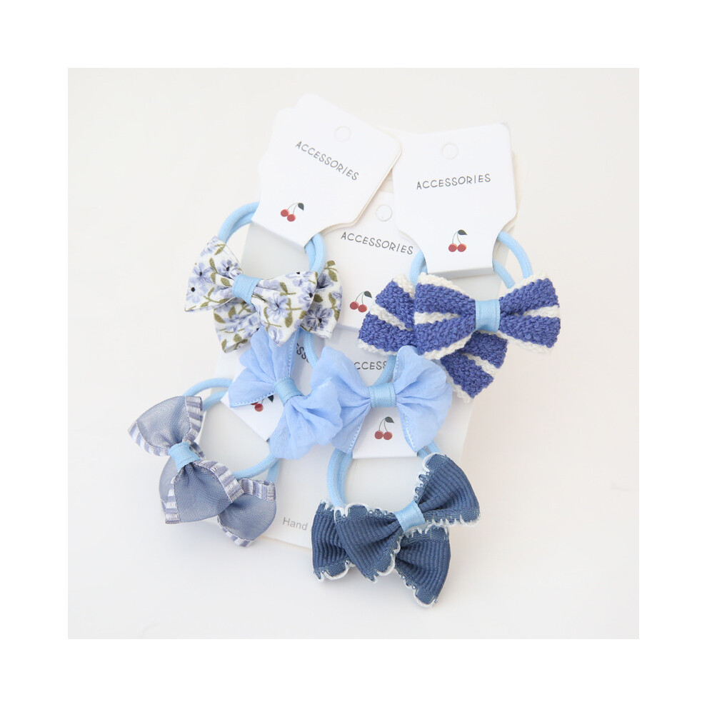 Maxpower (10Pcs-B18) Baby Hair Band Girls Ties Bows Elastic Rubber Band Scrunchies Elastique Cheveux Fille Haar Kids Hair Accessories For Children