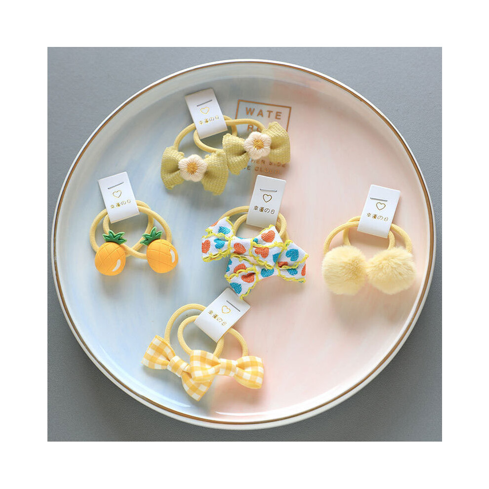 (10Pcs-G3) Baby Hair Band Girls Ties Bows Elastic Rubber Band Scrunchies Elastique Cheveux Fille Haar Kids Hair Accessories For Children-image-OPC-PG8NRPJ-NEW