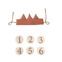 (Brown) Balloon Wall Hanging Ornaments Cotton Kids Pillow Room Cotton Balloon Hanging Decorations Newborn Photography Props Accessories