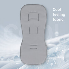 (Dark Gray) Stroller Cushion Universal Baby Pram Seat Pad Winter Soft Comfortable Cotton Kids Pushchair Car Mat Stroller Accessories