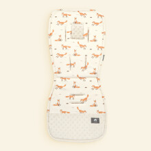(Fox) Stroller Cushion Universal Baby Pram Seat Pad Winter Soft Comfortable Cotton Kids Pushchair Car Mat Stroller Accessories