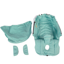 (Mint Green) 4IN 1 Car Seat Stroller Accessories Doona Replacement Cover Kit Canopy Sunshade Seat Cushion Shoulder Pads Doona Accessories