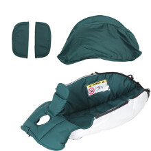 (GREEN) 4IN 1 Car Seat Stroller Accessories Doona Replacement Cover Kit Canopy Sunshade Seat Cushion Shoulder Pads Doona Accessories