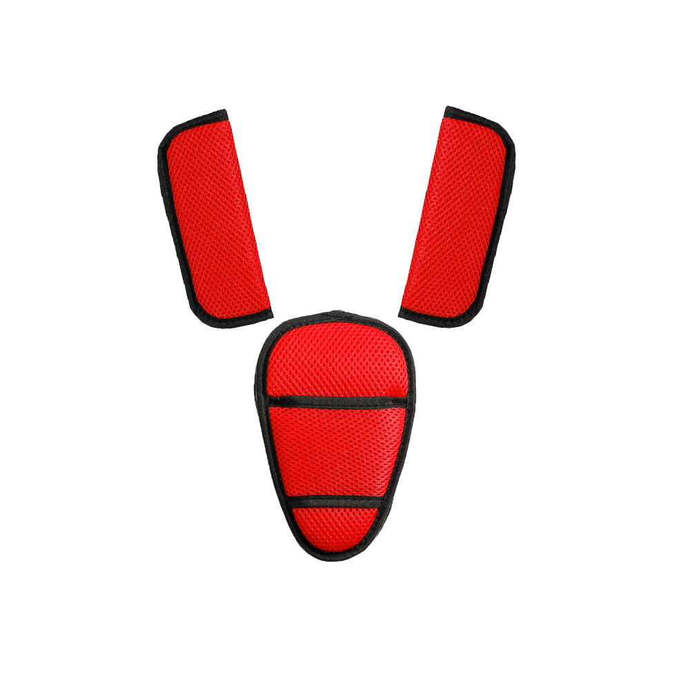 Maxpower (3Pcs No Velcro) Baby Safety Car Seat Belt Shoulder Cover Protector Crotch Pad For Stroller Highchair Ptotection Accessories