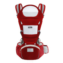 (Red) Baby Carrier Ergonomic Infant Multifunctional Waist Stool Newborn To Toddler Multi-use Before and After Kangaroo Bag Accessories