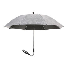 (Gray75x80cm) Adjustable Baby Stroller Umbrella Pram Pushchair Parasol Sun Shade Black