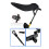 (Black) ALWAYSME Sun Shade For Lightweight and Compact Coast Rider Stroller 5