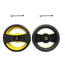 (front wheel) Universal Stroller Wheels Baby Trolley Wheels Baby Cart Wheels Front And Back Wheel Cart Accessories for Baby Trolley