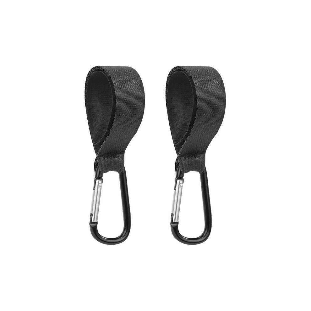 (2Pcs) Baby Stroller Hook Clip Aluminum Alloy Carabiner Cart Organizer Diaper Bag Shopping Pram Hook Hanger Stroller Accessories Maxpower